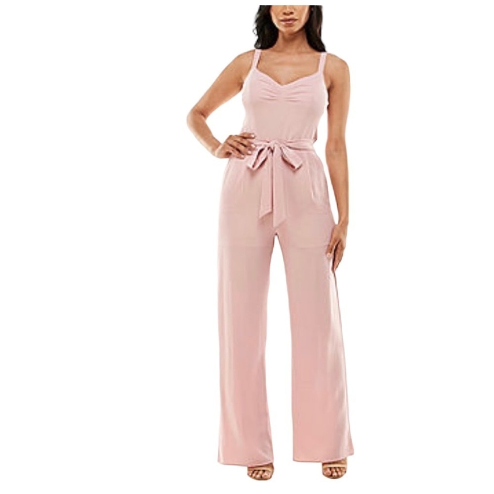 Nwt Premier Amour Sleeveless Jumpsuit Blush Size 16